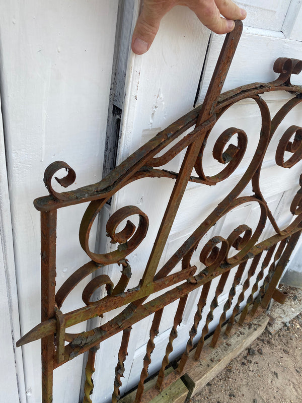 Antique Iron Gate GS20216 - 38 1/4" wide x 41" tall