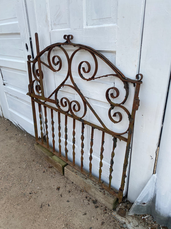Antique Iron Gate GS20216 - 38 1/4" wide x 41" tall