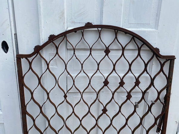 Antique iron gate GS20219 - 36 1/4" wide x 39 1/2" tall