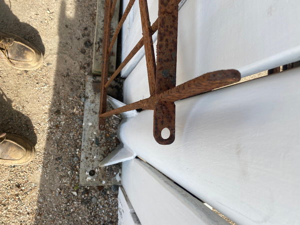 Antique Iron Gate GS20221 - 58 1/2" wide x 62 1/2" tall