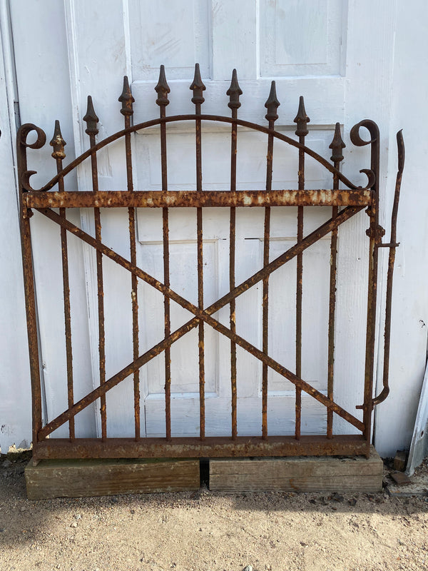 Antique Iron Gate GS20222 - 35" wide x 39 1/4" tall