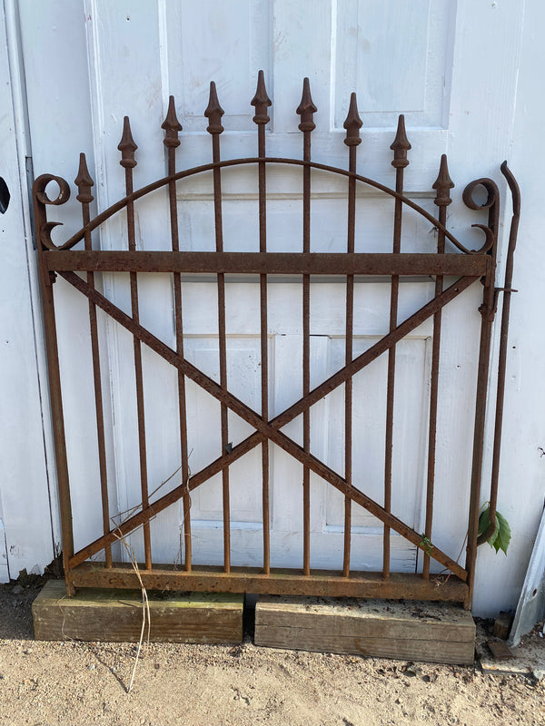 Antique Iron Gate GS20223- 36 3/4" wide x 42 1/2" tall