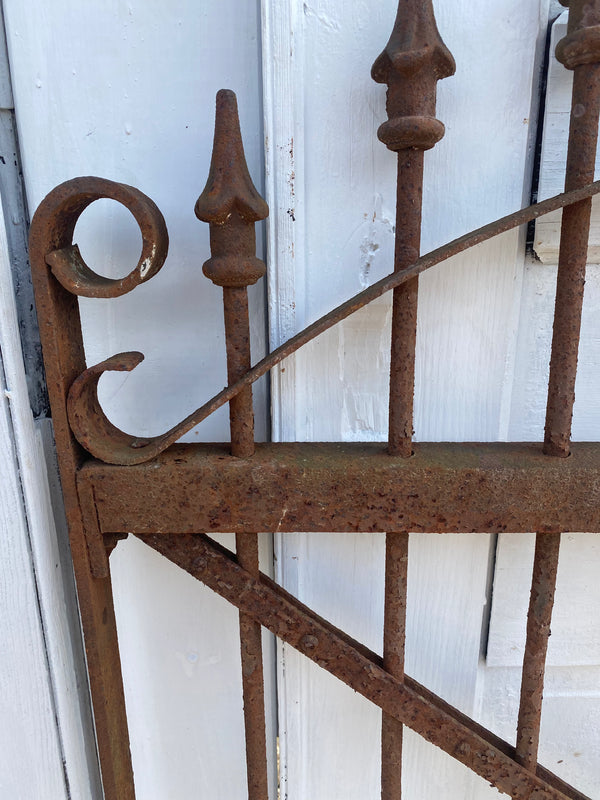 Antique Iron Gate GS20223- 36 3/4" wide x 42 1/2" tall