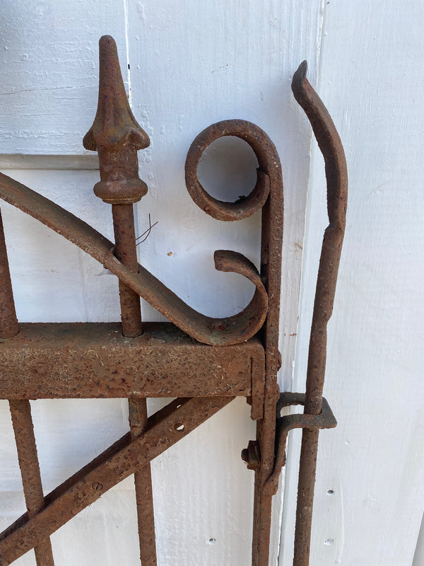 Antique Iron Gate GS20223- 36 3/4" wide x 42 1/2" tall