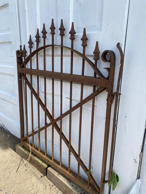 Antique Iron Gate GS20223- 36 3/4" wide x 42 1/2" tall