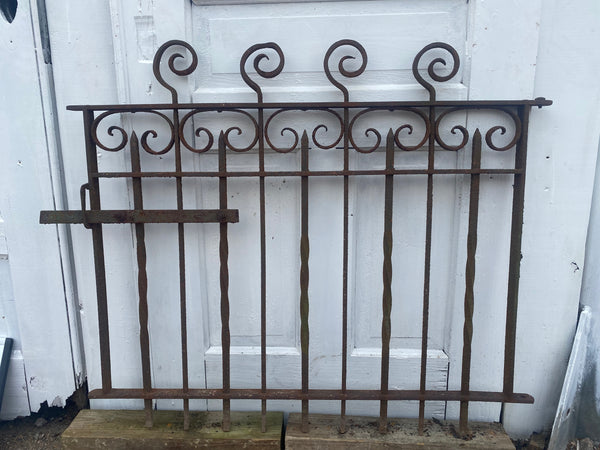 Antique Iron Gate GS20226 - 38" wide x 31" tall