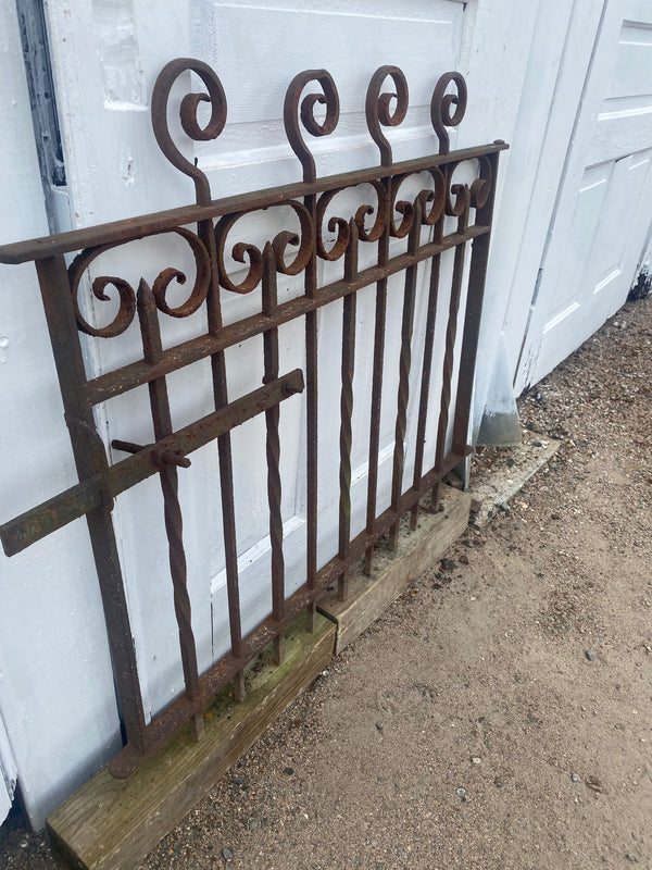 Antique Iron Gate GS20226 - 38" wide x 31" tall