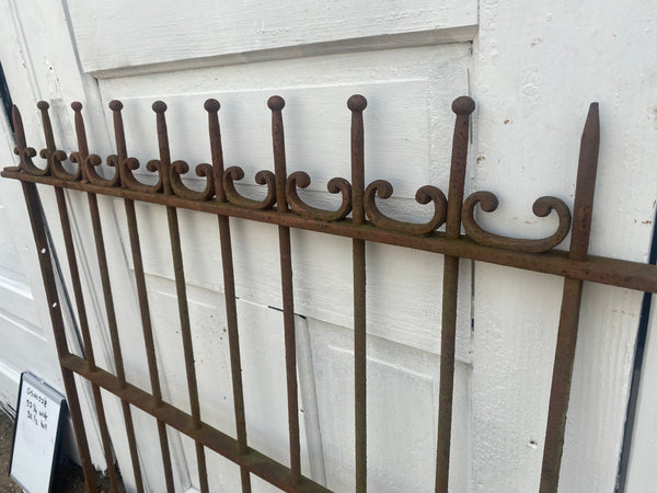 Antique Iron Gate GS20228 - 37 1/4" wide X 32 1/2" tall