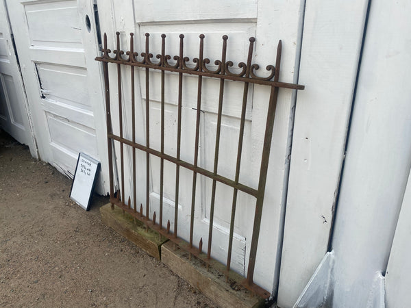 Antique Iron Gate GS20228 - 37 1/4" wide X 32 1/2" tall