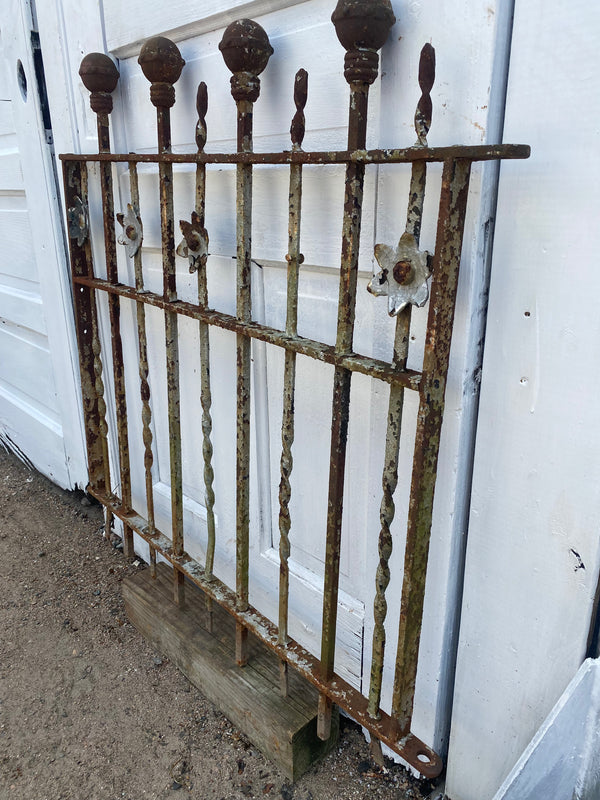 Antique Iron Gate GS20234 - 32 1/2" wide x 37 1/2" tall