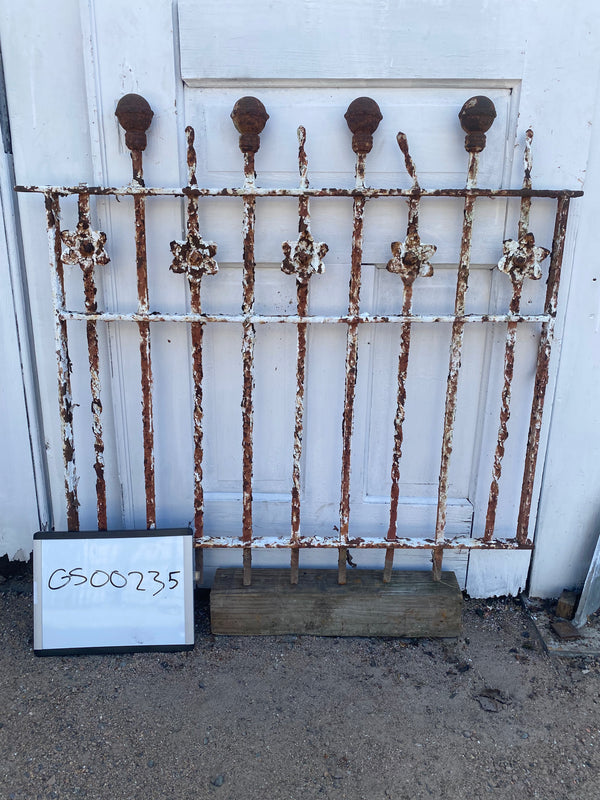 Antique Iron Gate GS20235 - 32 1/2" wide x 33" tall