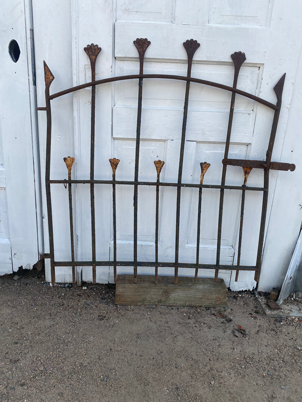 Antique Iron Gate GS20237 - 33 1/4" wide x 36 3/4" tall