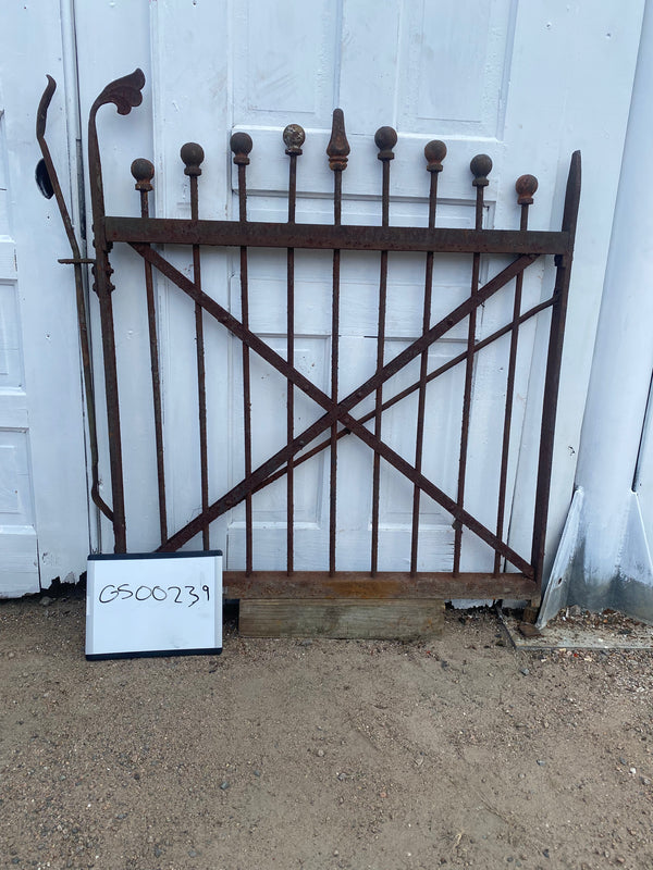 Antique Iron Gate GS20239 - 37" wide x 40" tall