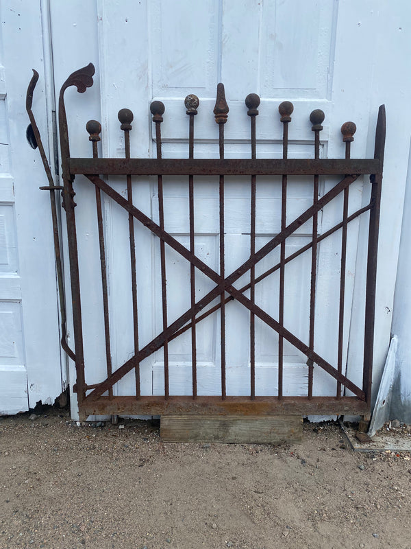 Antique Iron Gate GS20239 - 37" wide x 40" tall