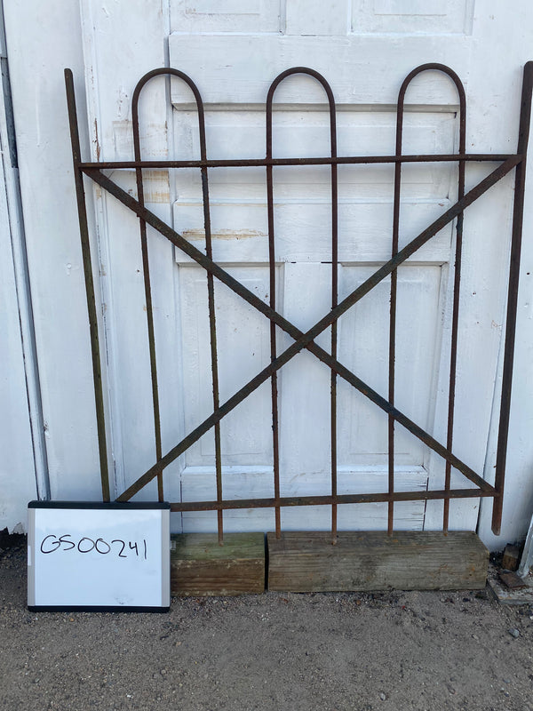 Antique Iron Gate GS20241 - 32" wide x 36 3/4" tall