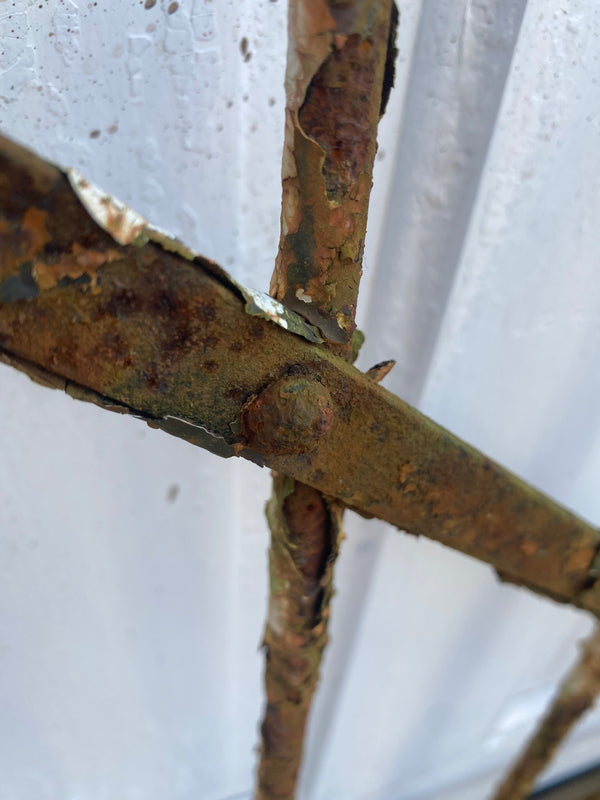 Antique Iron Gate GS20242 - 31 3/4" wide x 36 1/4" tall