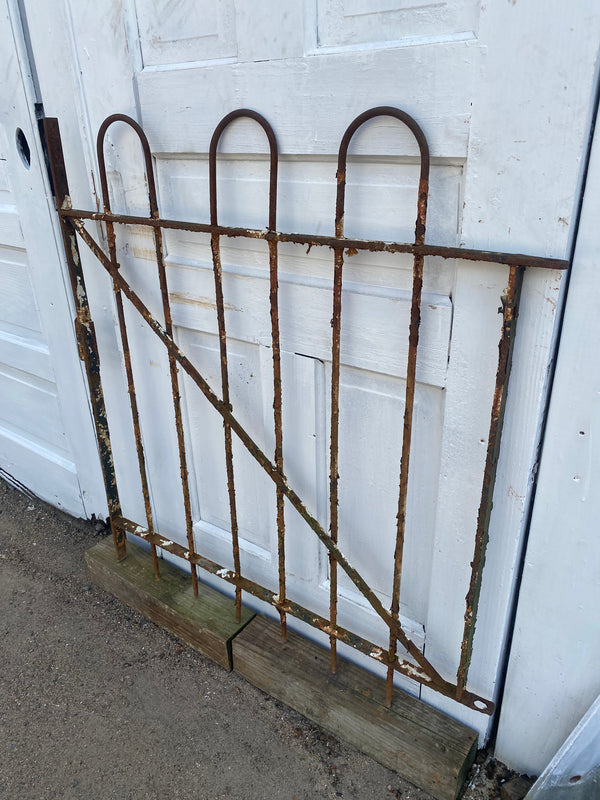 Antique Iron Gate GS20242 - 31 3/4" wide x 36 1/4" tall