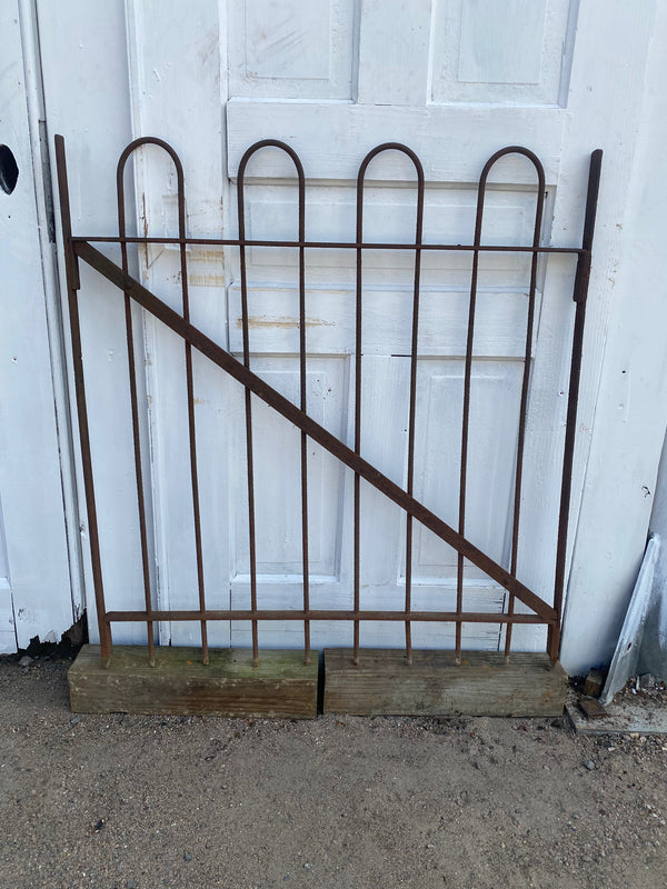 Antique Iron Gate GS20243 - 33 3/4" wide x 34 1/4" tall