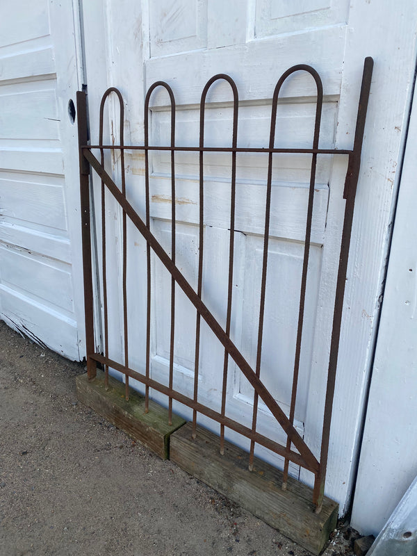 Antique Iron Gate GS20243 - 33 3/4" wide x 34 1/4" tall