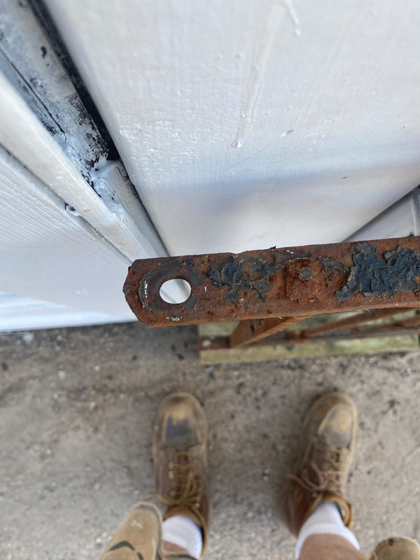 Antique Iron Gate GS20244 - 32 1/2" wide x 35 1/2" tall