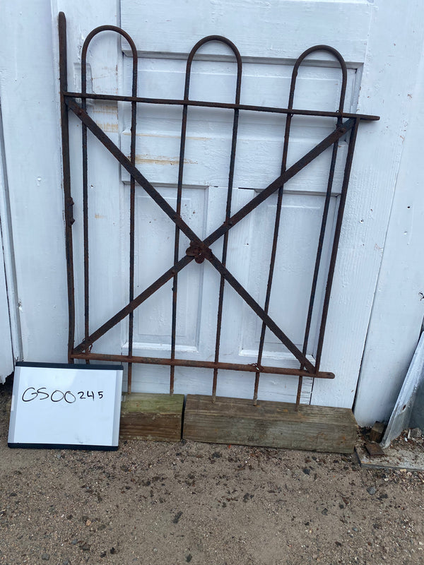 Antique Iron Gate GS20245 - 26" wide x 35 1/2" tall