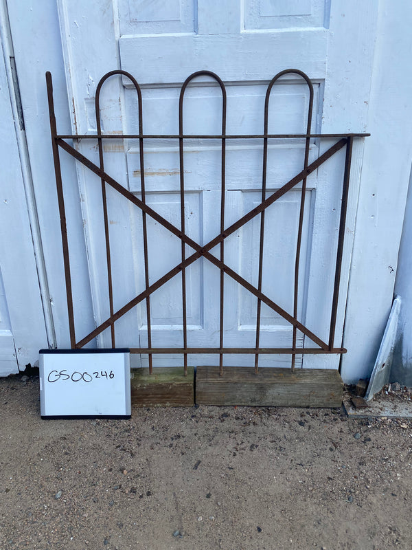 Antique Iron Gate GS20246 - 31 3/4" wide x 35" tall