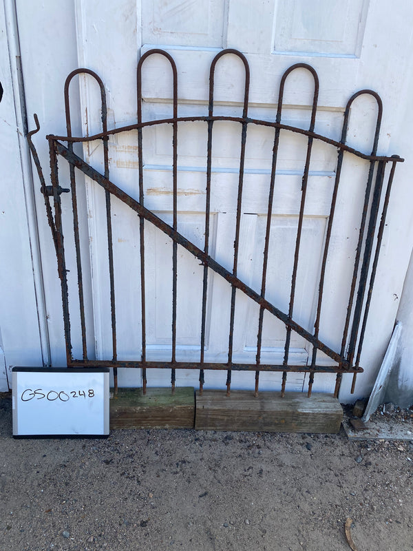 Antique Iron Gate GS20248- 34 1/4" wide x 38 1/2" tall