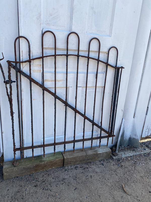 Antique Iron Gate GS20248- 34 1/4" wide x 38 1/2" tall