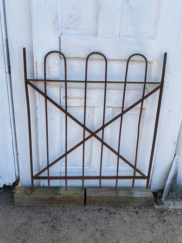 Antique Iron Gate GS20250 - 31 1/4" wide x 35 1/2" tall