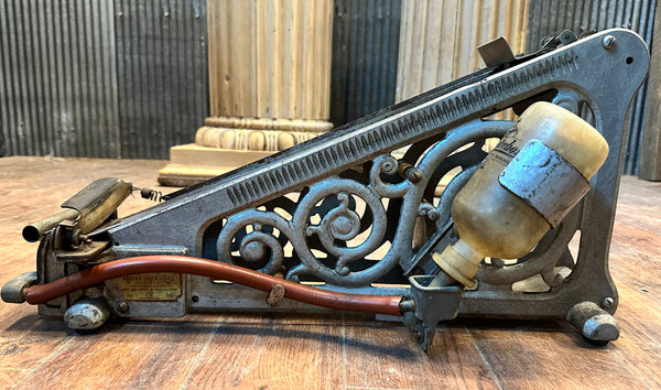 Antique Counterboy Sealing Tape Machine w/ Cast Iron Fretwork GA20195