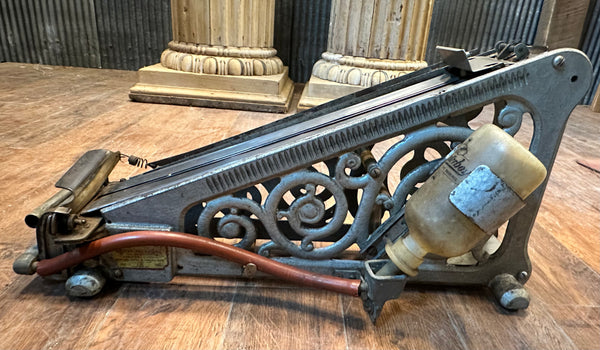 Antique Counterboy Sealing Tape Machine w/ Cast Iron Fretwork GA20195