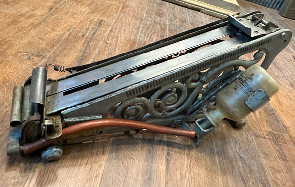 Antique Counterboy Sealing Tape Machine w/ Cast Iron Fretwork GA20195