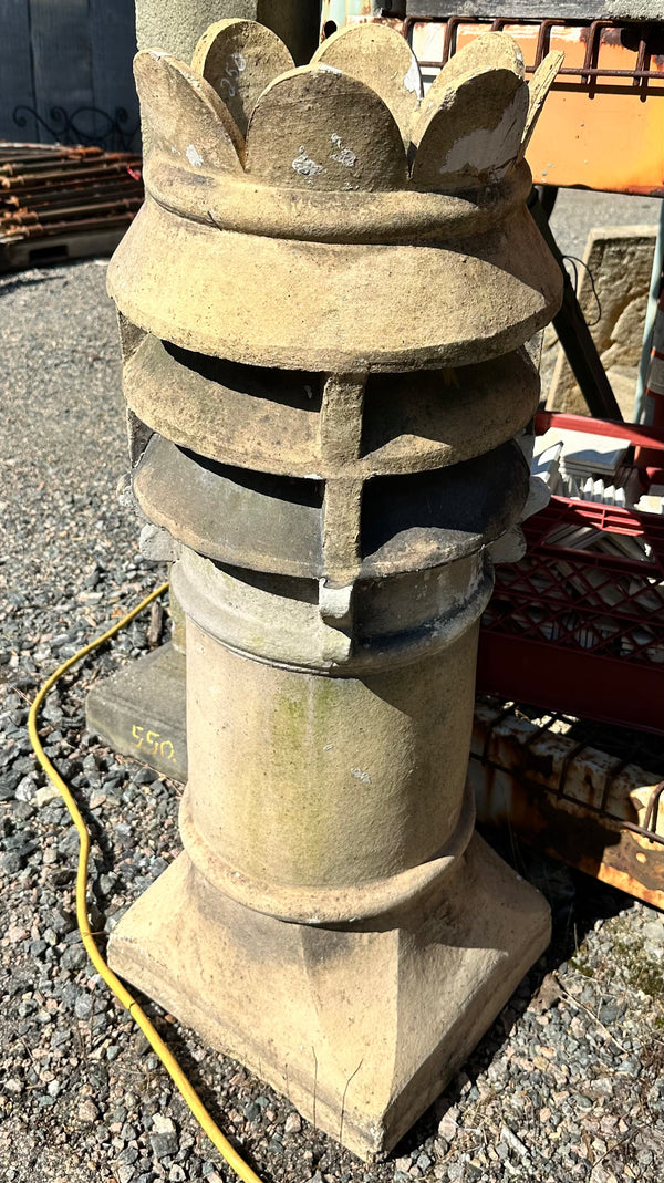 Fluted Terracotta Chimney Top GA20208