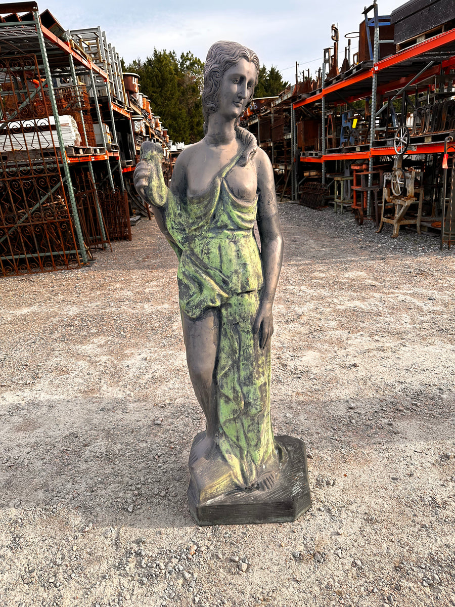 BRONZE SCULPTURE ROBED WOMAN GA11023 Governor's