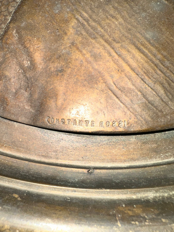 Engraved "Bellagamba y Rossi" Bronze Medallion Pair GA20231