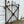 Load image into Gallery viewer, Antique Iron Hairpin Garden Gate w/ Flower Medallion GA20250
