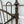Load image into Gallery viewer, Antique Iron Hairpin Garden Gate w/ Flower Medallion GA20250
