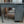 Load image into Gallery viewer, 1800's Steel Medical Desk with Top Draw & Side Tray Shelves on Wheels GA9360