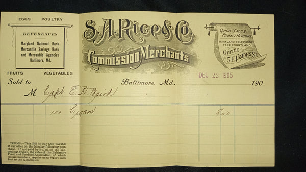 1905 Correspondence to Captain E.R. Baird Aide to Gen. George Pickett Framed GA9390
