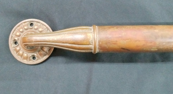 Tiffany Style Bronze Art Deco 26"  Door Push Bar GA9483