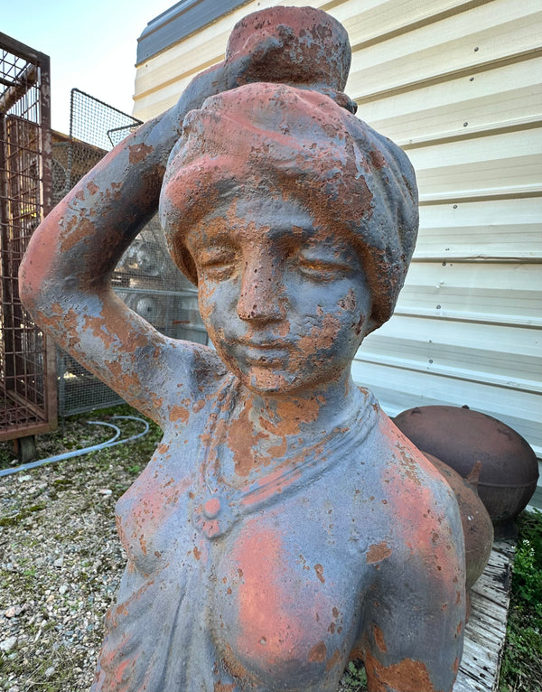 Cast Iron Garden Statue GA20015 - 42" x 14" x 10.5"