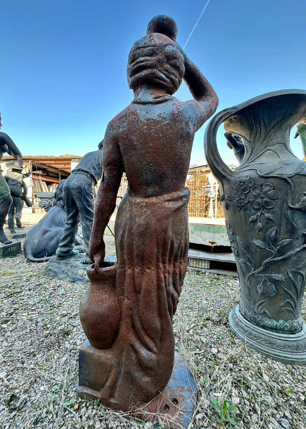 Cast Iron Garden Statue GA20015 - 42" x 14" x 10.5"