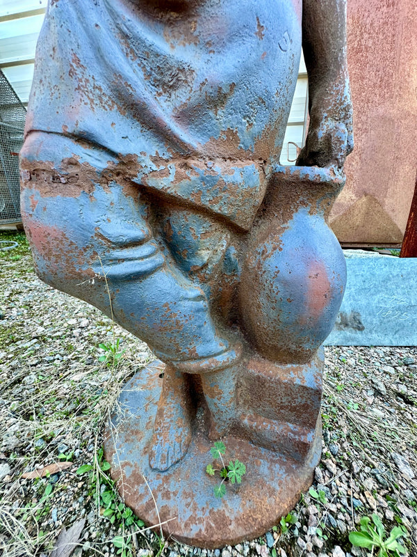 Cast Iron Garden Statue GA20015 - 42" x 14" x 10.5"