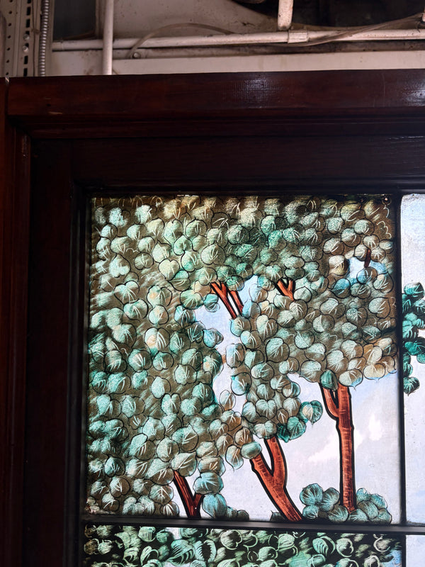 Hand Painted Leaded Framed Pictorial Window GS6024