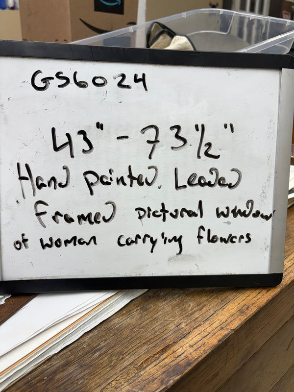 Hand Painted Leaded Framed Pictorial Window GS6024