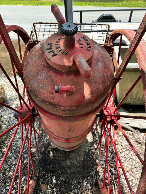 Antique Fire Extinguisher Cart GA20132