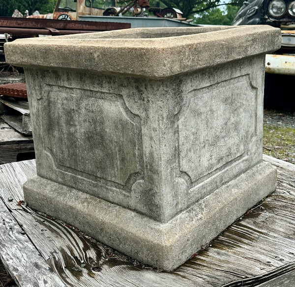 Antique Concrete Planter Box Pair GA20135