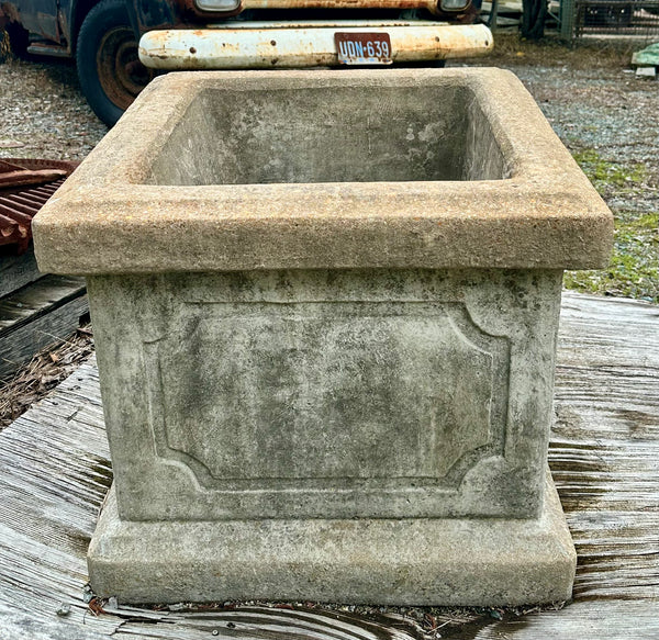 Antique Concrete Planter Box Pair GA20135
