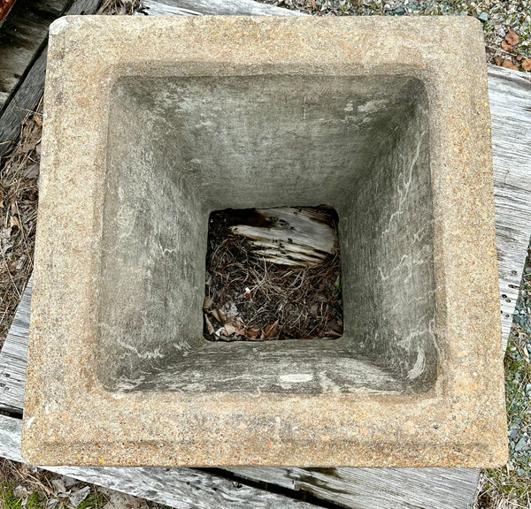 Antique Concrete Planter Box Pair GA20135