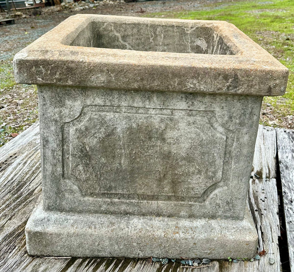 Antique Concrete Planter Box Pair GA20135